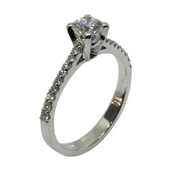 Gold Diamond Ring 0.7 CT. T.W. Model Number : 2367