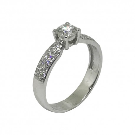 Gold Diamond Ring 0.7 CT. T.W. Model Number : 821