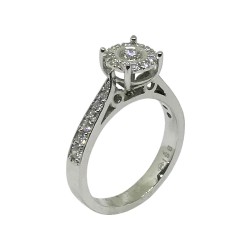 Gold Diamond Ring 0.49 CT. T.W. Model Number : 542