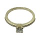 Gold Diamond Ring 0.45 CT. T.W. Model Number : 3724