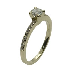 Gold Diamond Ring 0.49 CT. T.W. Model Number : 4007