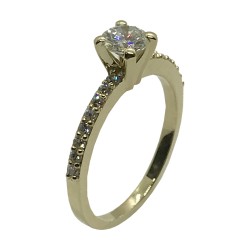 Gold Diamond Ring 0.64 CT. T.W. Model Number : 4008
