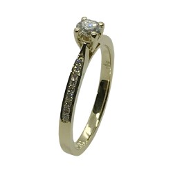 Gold Diamond Ring 0.3 CT. T.W. Model Number : 4048