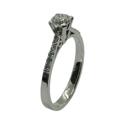Gold Diamond Ring 0.59 CT. T.W. Model Number : 4052
